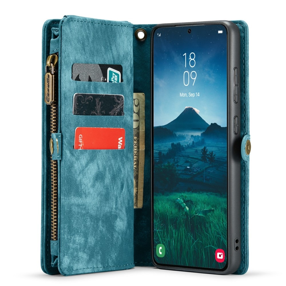 Multi-slot Mobiltaske Samsung Galaxy S24 blå