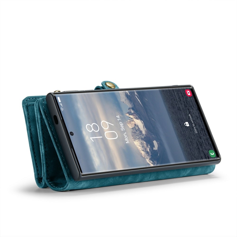 Multi-slot Mobiltaske Samsung Galaxy S24 Ultra blå