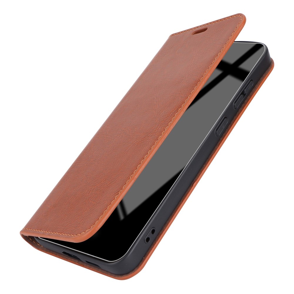 Mobiltaske Ægte Læder Samsung Galaxy S24 brun