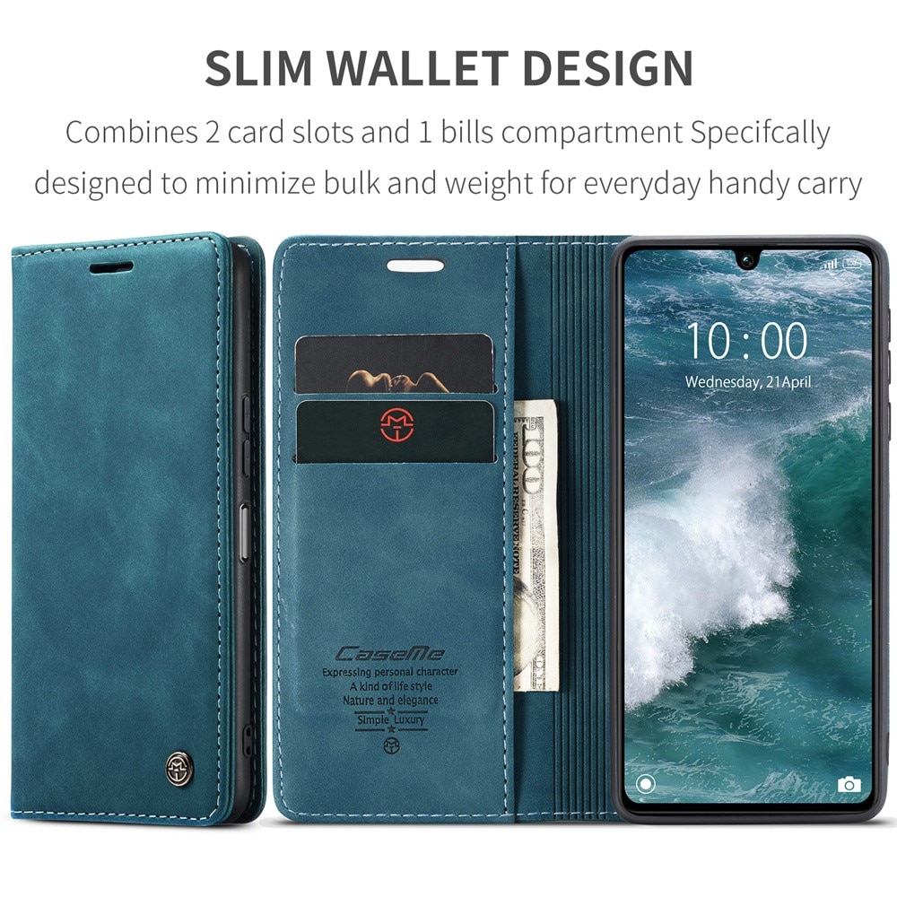Slim Pung Etui Xiaomi Redmi 13C blå