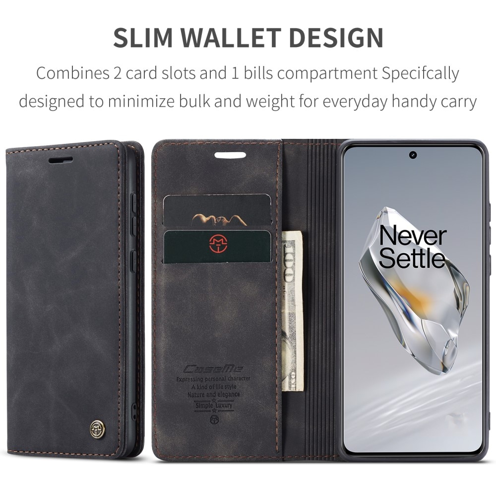 Slim Pung Etui OnePlus 12 sort