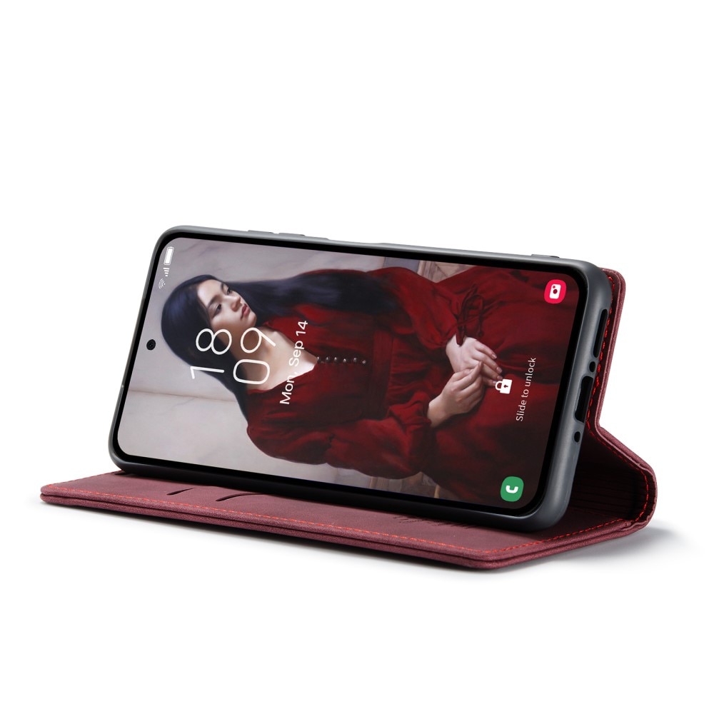 Slim Pung Etui Samsung Galaxy A35 rød