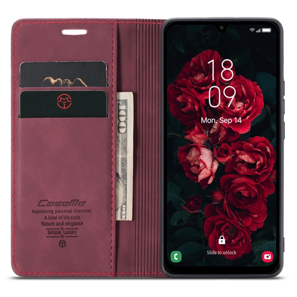 Slim Pung Etui Samsung Galaxy A25 rød