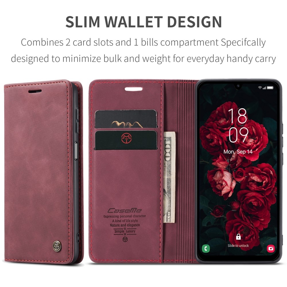 Slim Pung Etui Samsung Galaxy A25 rød