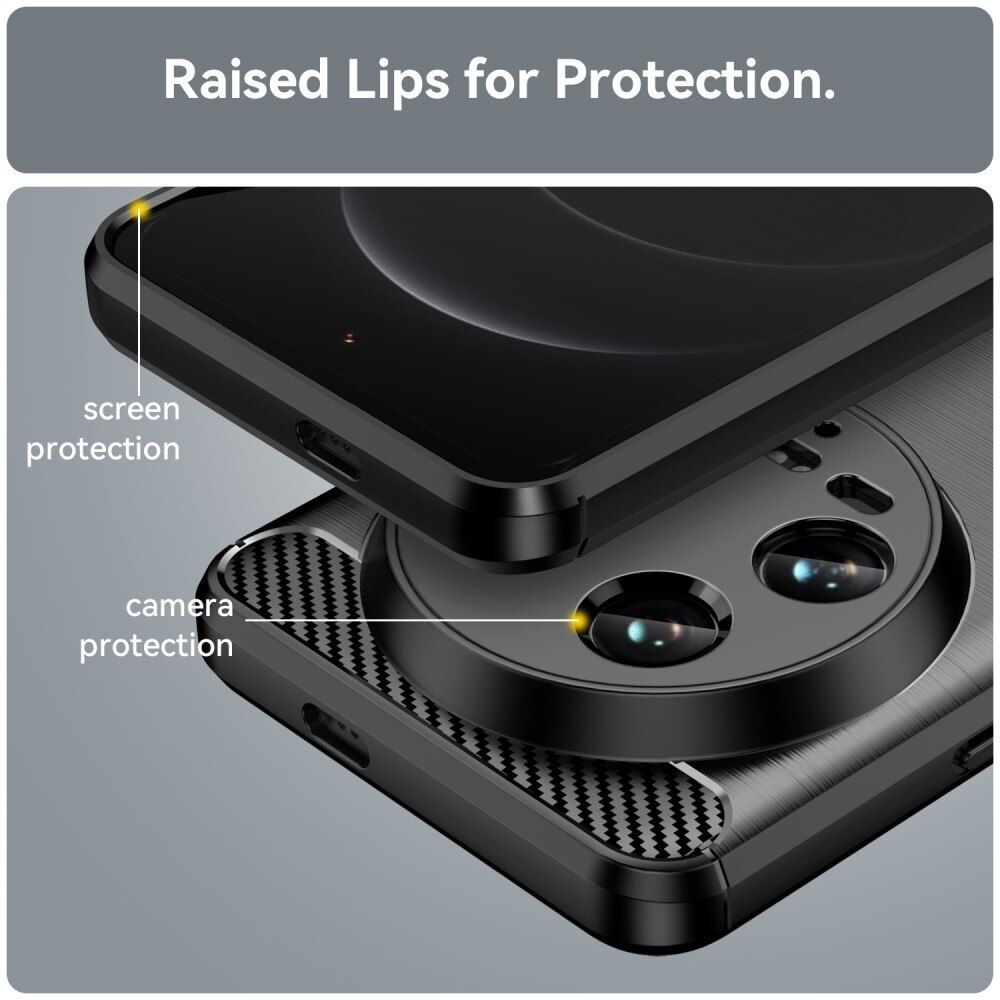 Xiaomi 14 Ultra Cover TPU Brushed Black