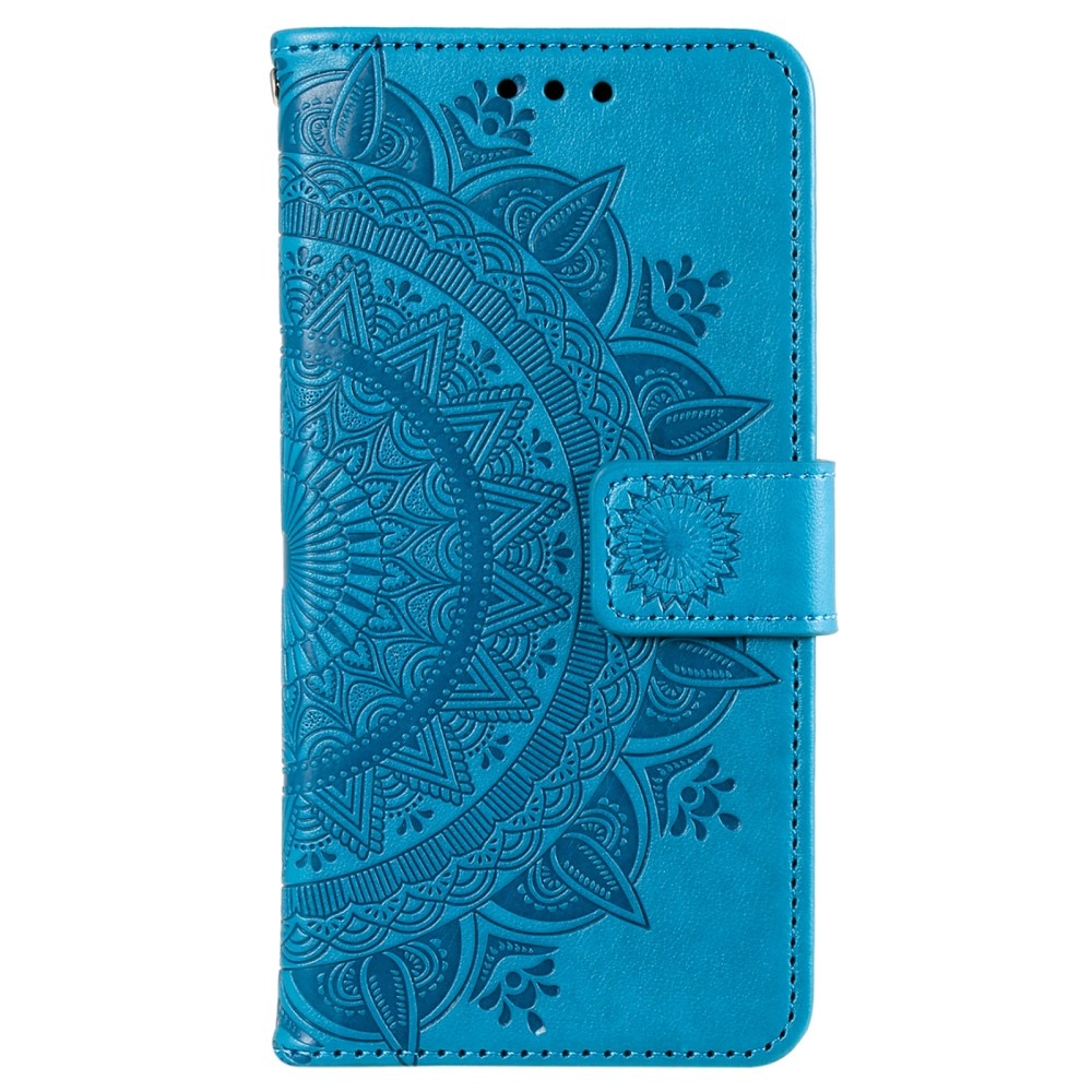 Læderetui Mandala Sony Xperia 10 VI blå