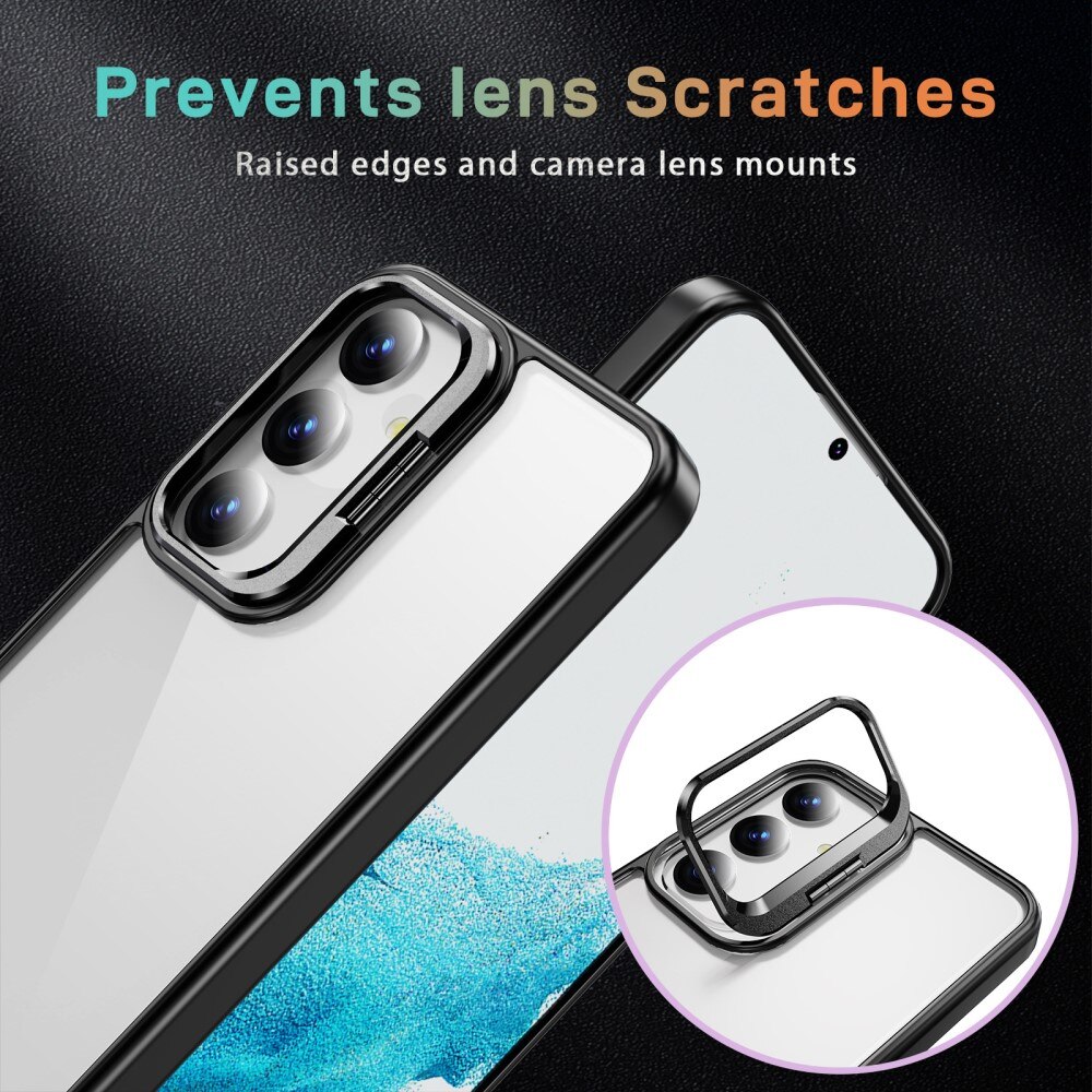 Hybridcover Kamera Kickstand Samsung Galaxy S24 sort