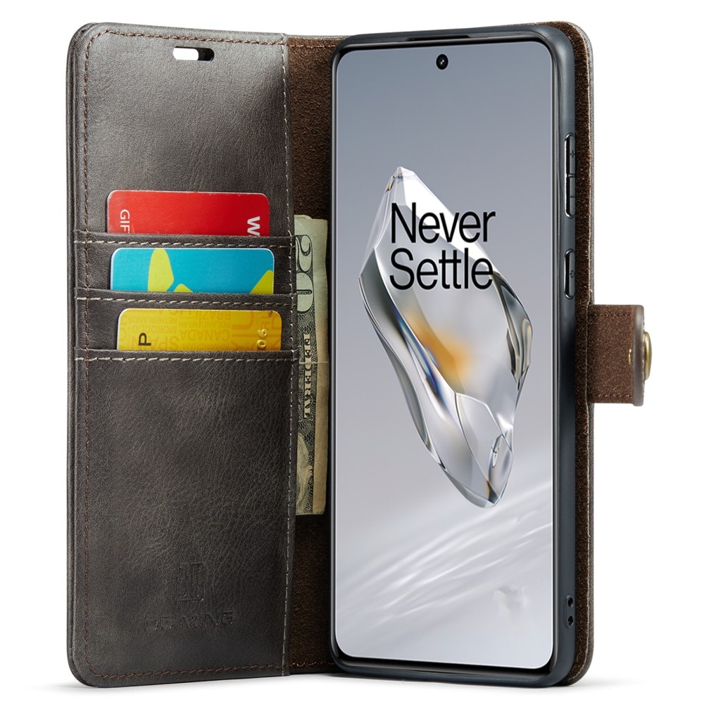 Magnet Wallet OnePlus 12 Brown