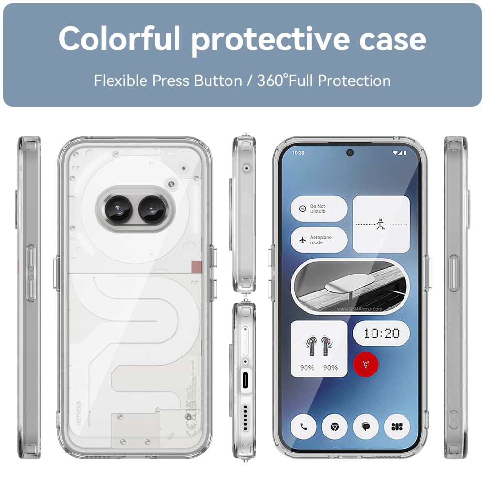 Crystal Hybrid Case Nothing Phone 2a gennemsigtig