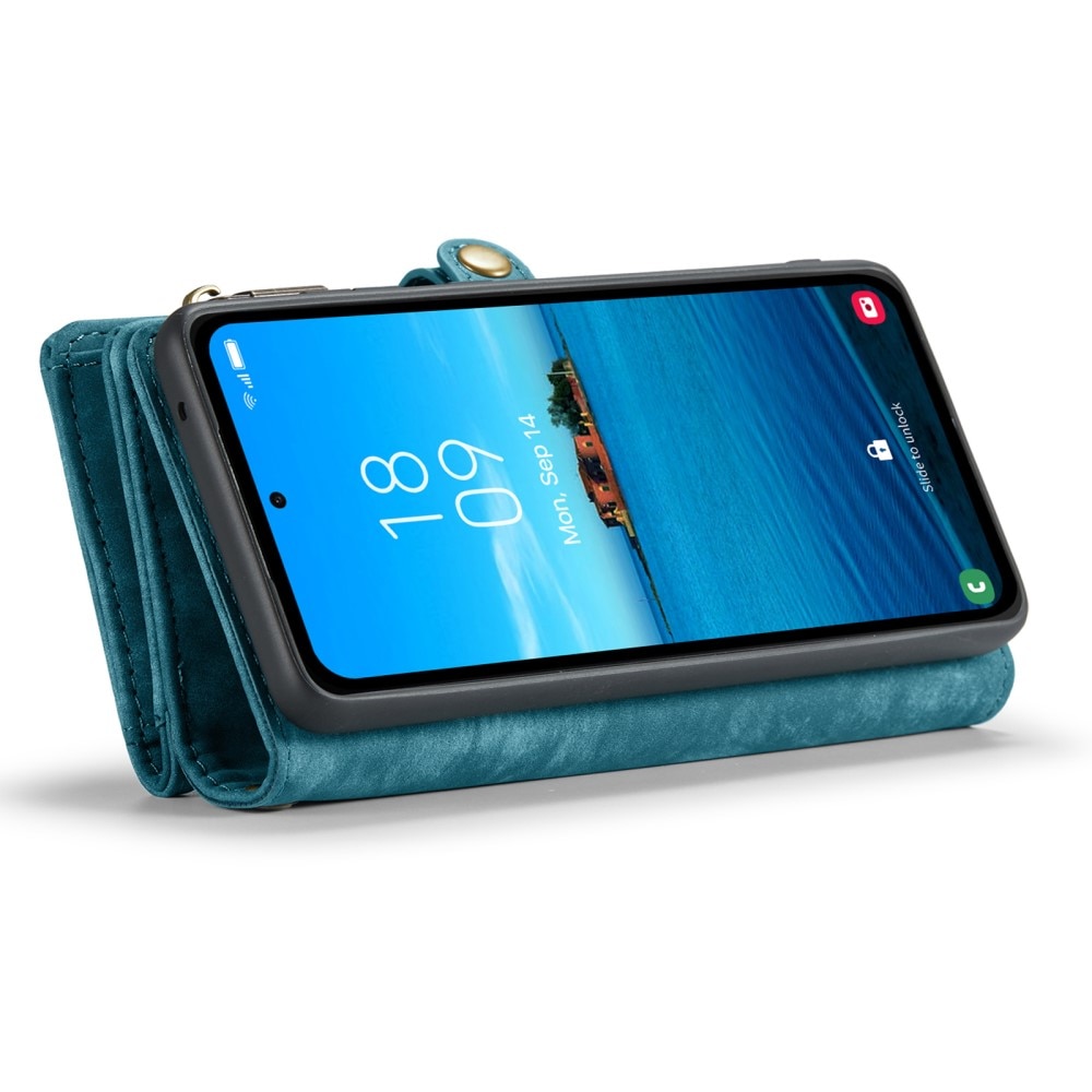 Multi-slot Mobiltaske Samsung Galaxy A35 blå