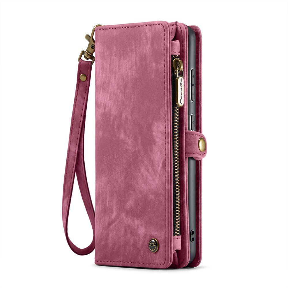 Multi-slot Mobiltaske Samsung Galaxy A35 Rød