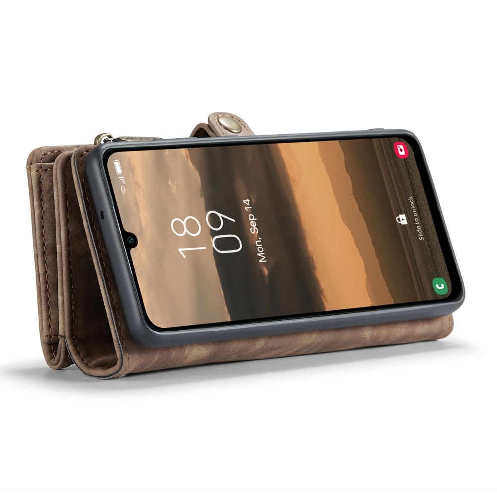Multi-slot Mobiltaske Samsung Galaxy A25 brun