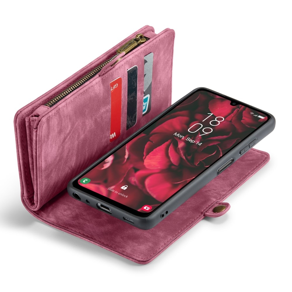 Multi-slot Mobiltaske Samsung Galaxy A25 rød