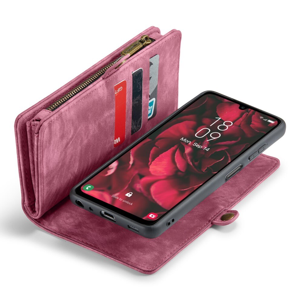 Multi-slot Mobiltaske Samsung Galaxy A25 Rød