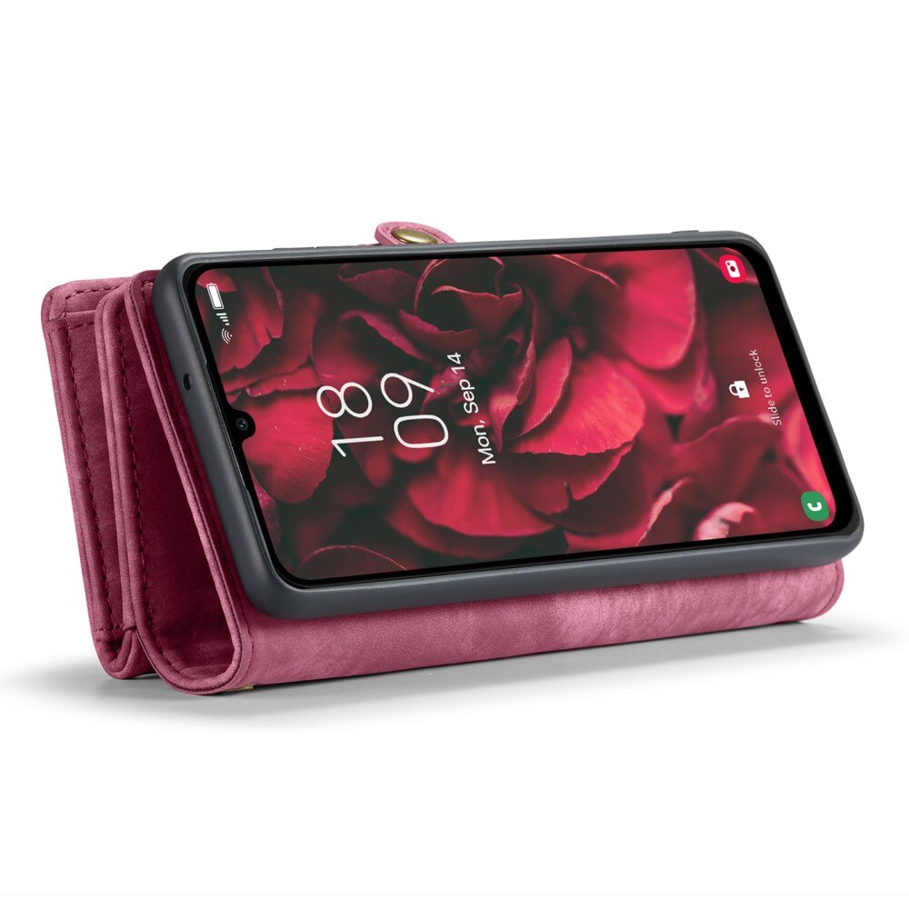 Multi-slot Mobiltaske Samsung Galaxy A25 Rød