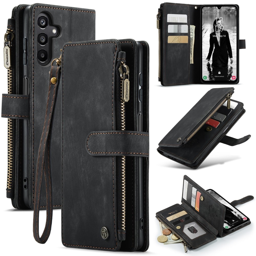 Zipper Wallet Samsung Galaxy A15 sort