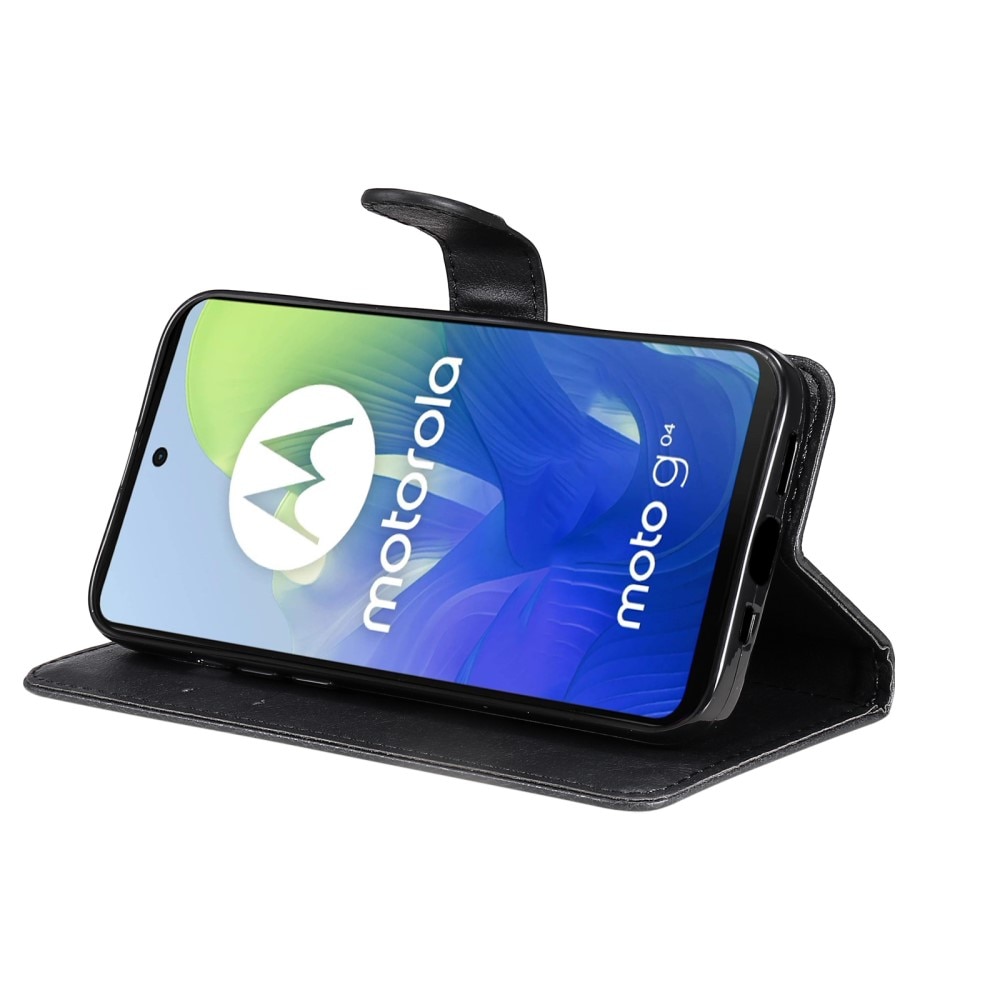 Tegnebogsetui Motorola Moto G24 sort
