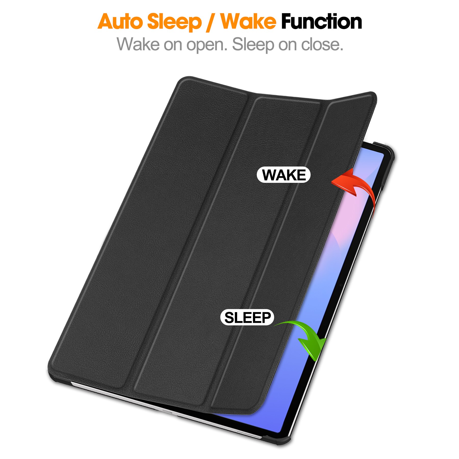 Etui Tri-fold Samsung Galaxy Tab S10 FE Plus Sort