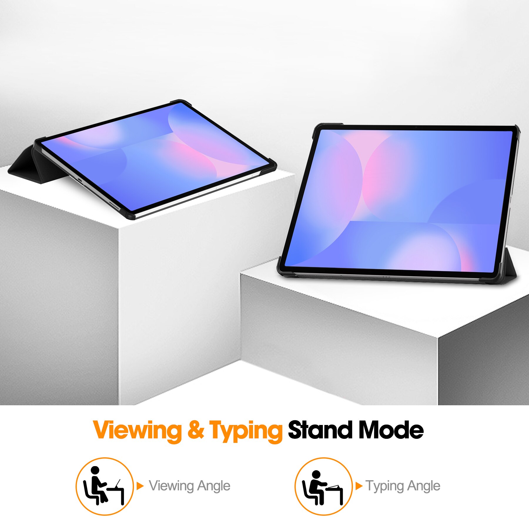 Etui Tri-fold Samsung Galaxy Tab S10 FE Plus Sort