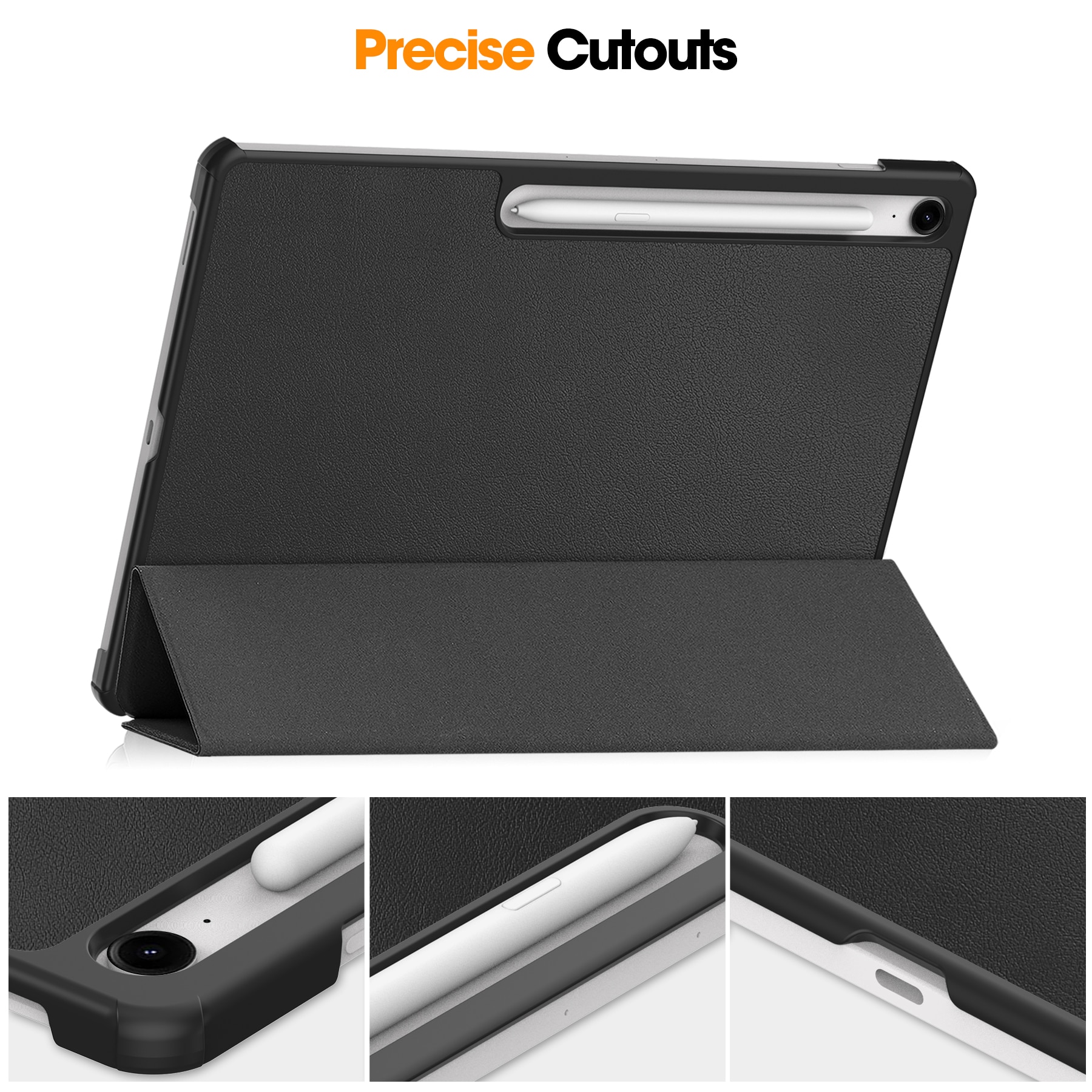 Etui Tri-fold Samsung Galaxy Tab S10 FE Plus Sort