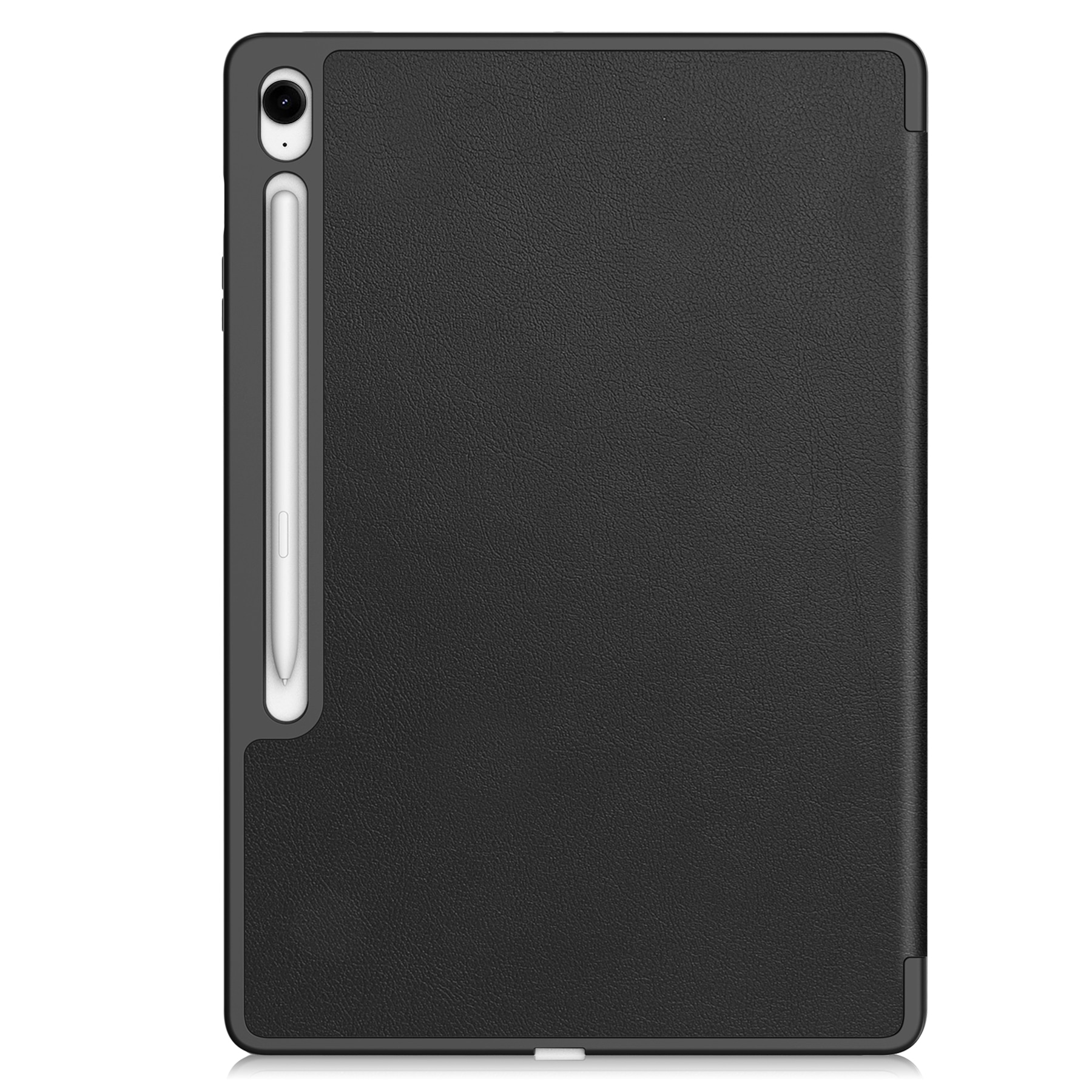 Samsung Galaxy Tab S10 FE Plus Etui Tri-fold med Pencil-holder Sort