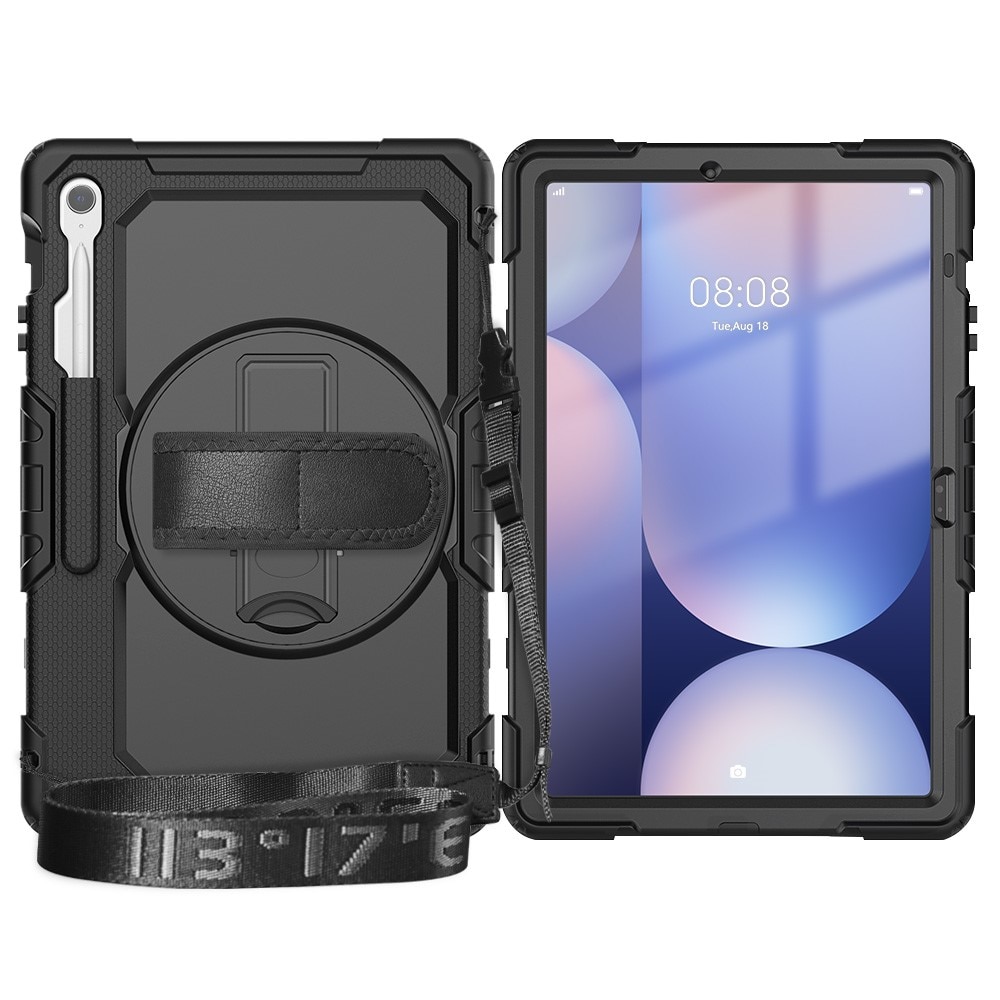Stødsikker Full Protection Hybridcover Samsung Galaxy Tab S10 FE Plus sort