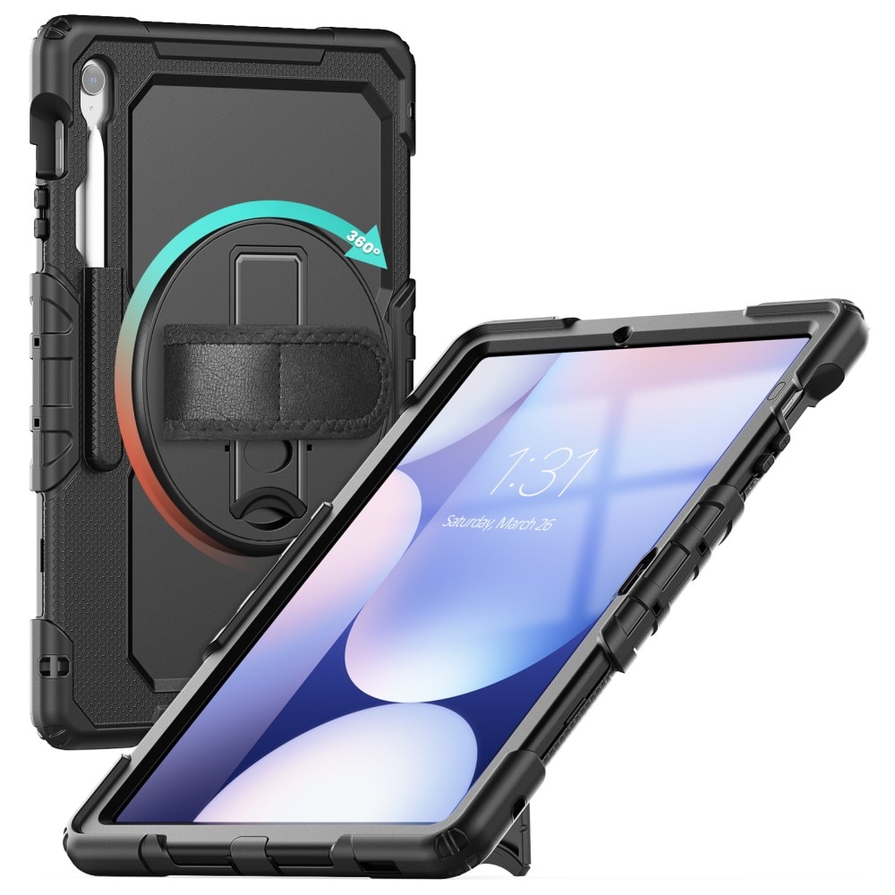 Stødsikker Full Protection Hybridcover Samsung Galaxy Tab S10 FE Plus sort