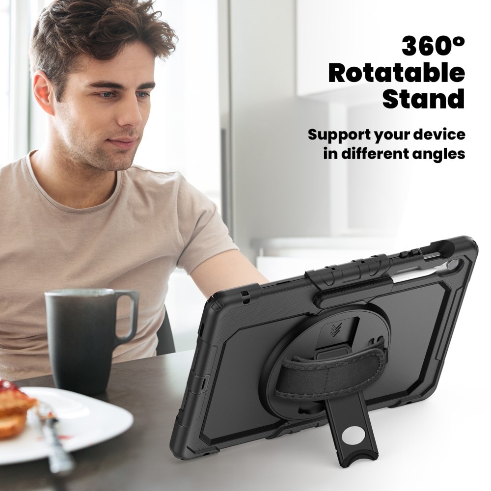 Stødsikker Full Protection Hybridcover Samsung Galaxy Tab S10 FE Plus sort
