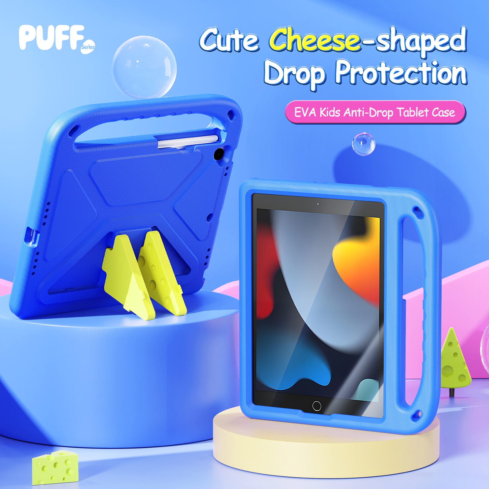 Puff Series EVA cover Apple iPad 10.2 7th Gen (2019) Blå