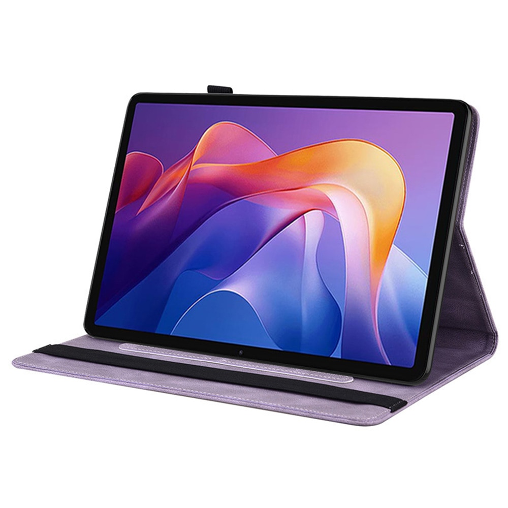 Læderetui Sommerfugle Xiaomi Redmi Pad 2 Lilla