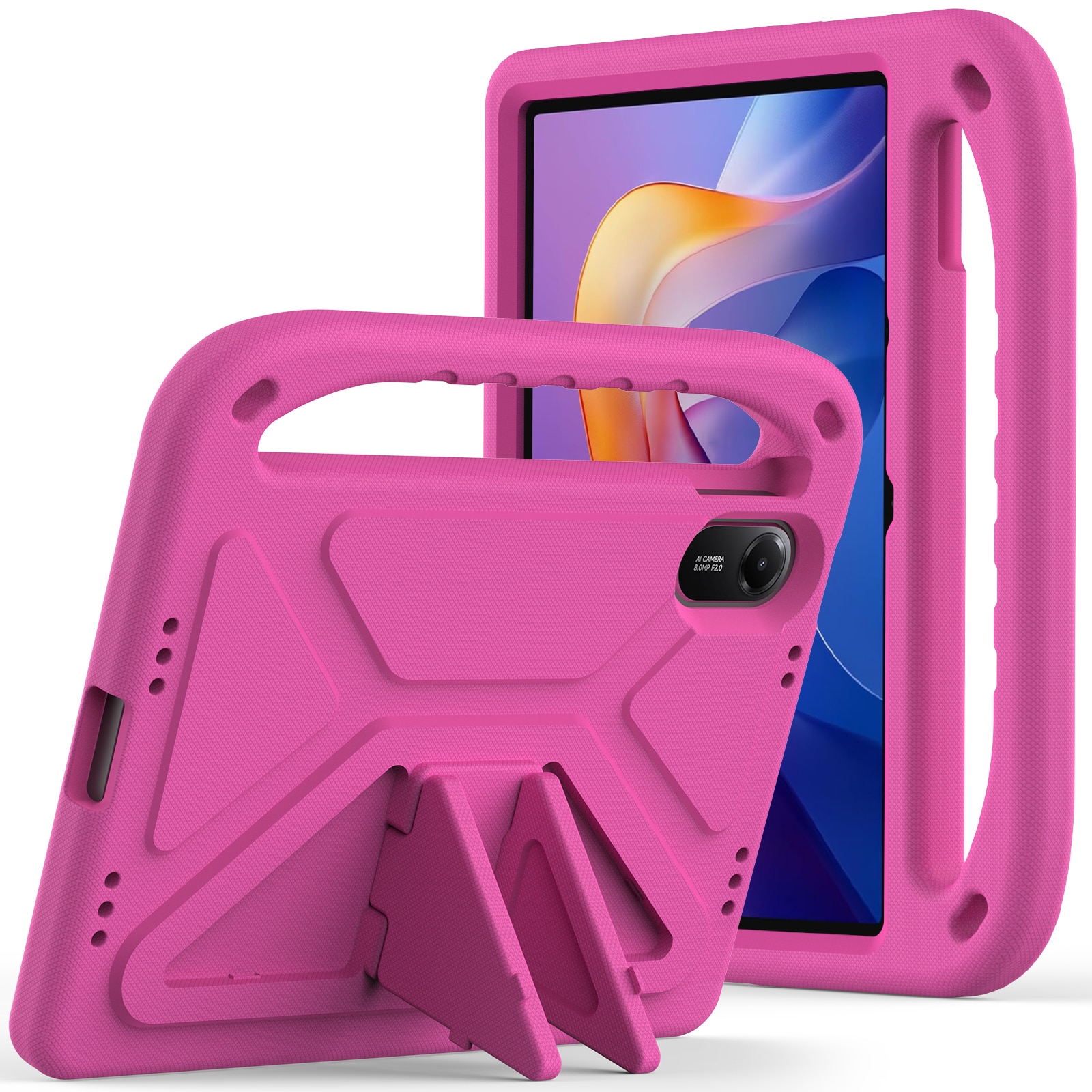 Etui EVA med håndtag til Xiaomi Redmi Pad 2 Lyserød