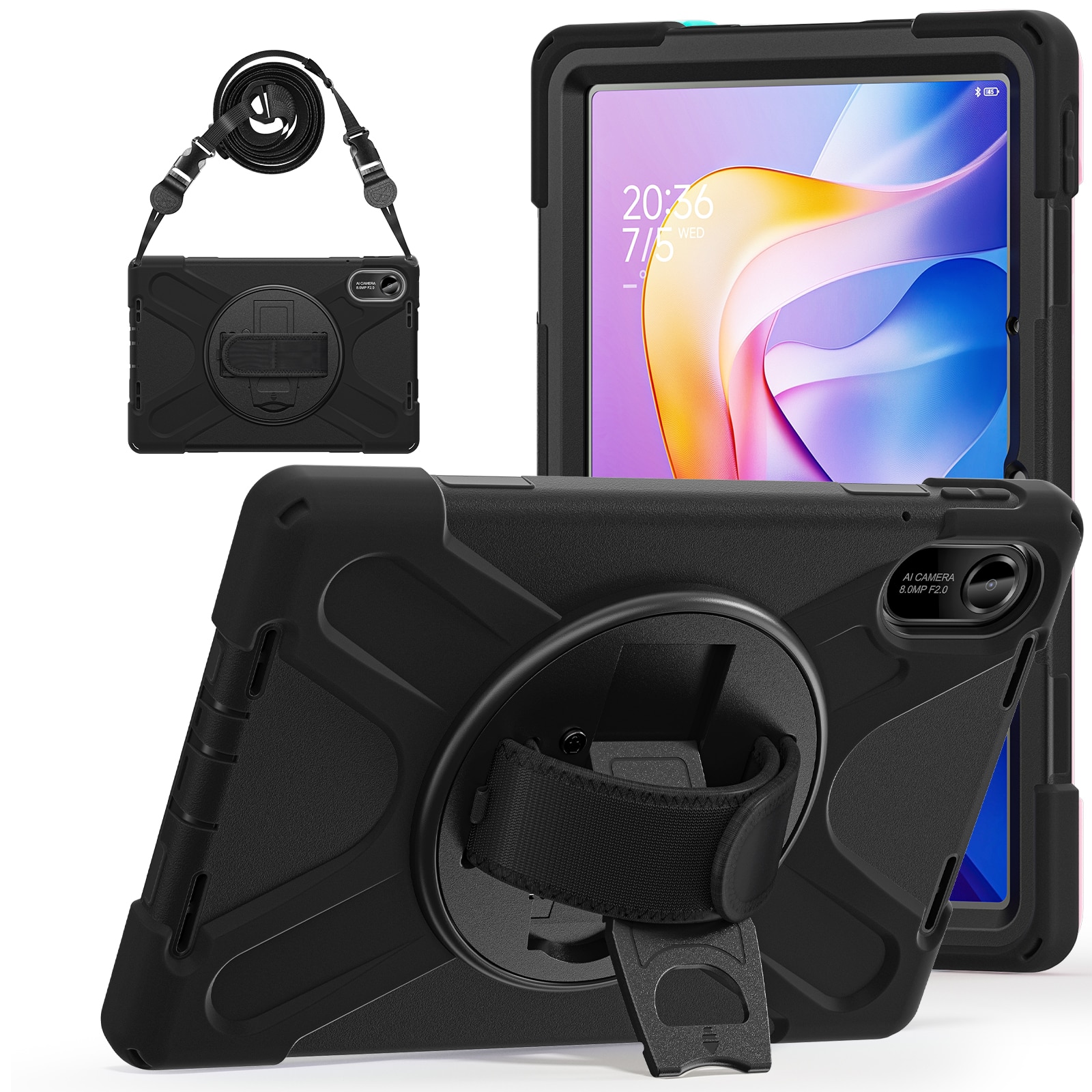 Stødsikker Hybridcover Xiaomi Redmi Pad 2 sort