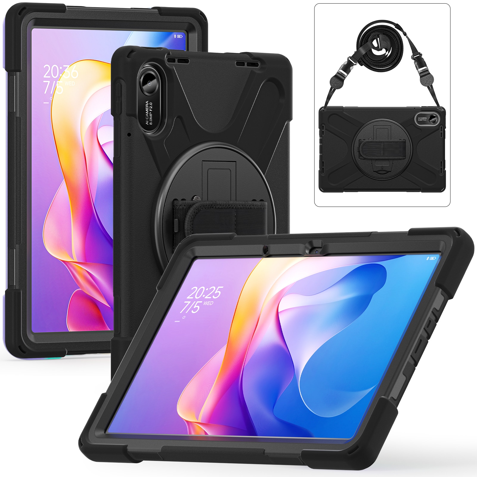 Stødsikker Hybridcover Xiaomi Redmi Pad 2 sort