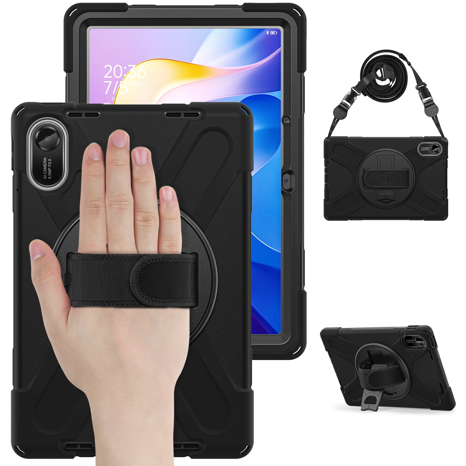 Stødsikker Hybridcover Xiaomi Redmi Pad 2 sort