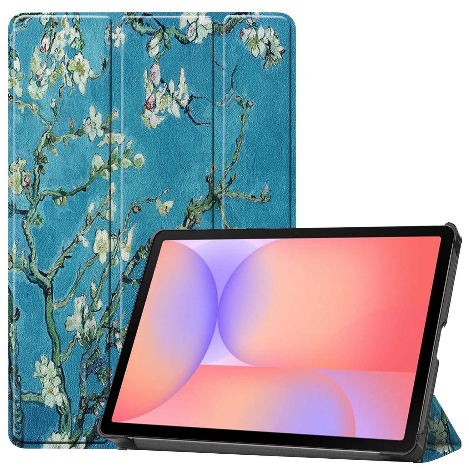 Etui Tri-fold Samsung Galaxy S10 Lite - Kirsebærblomster