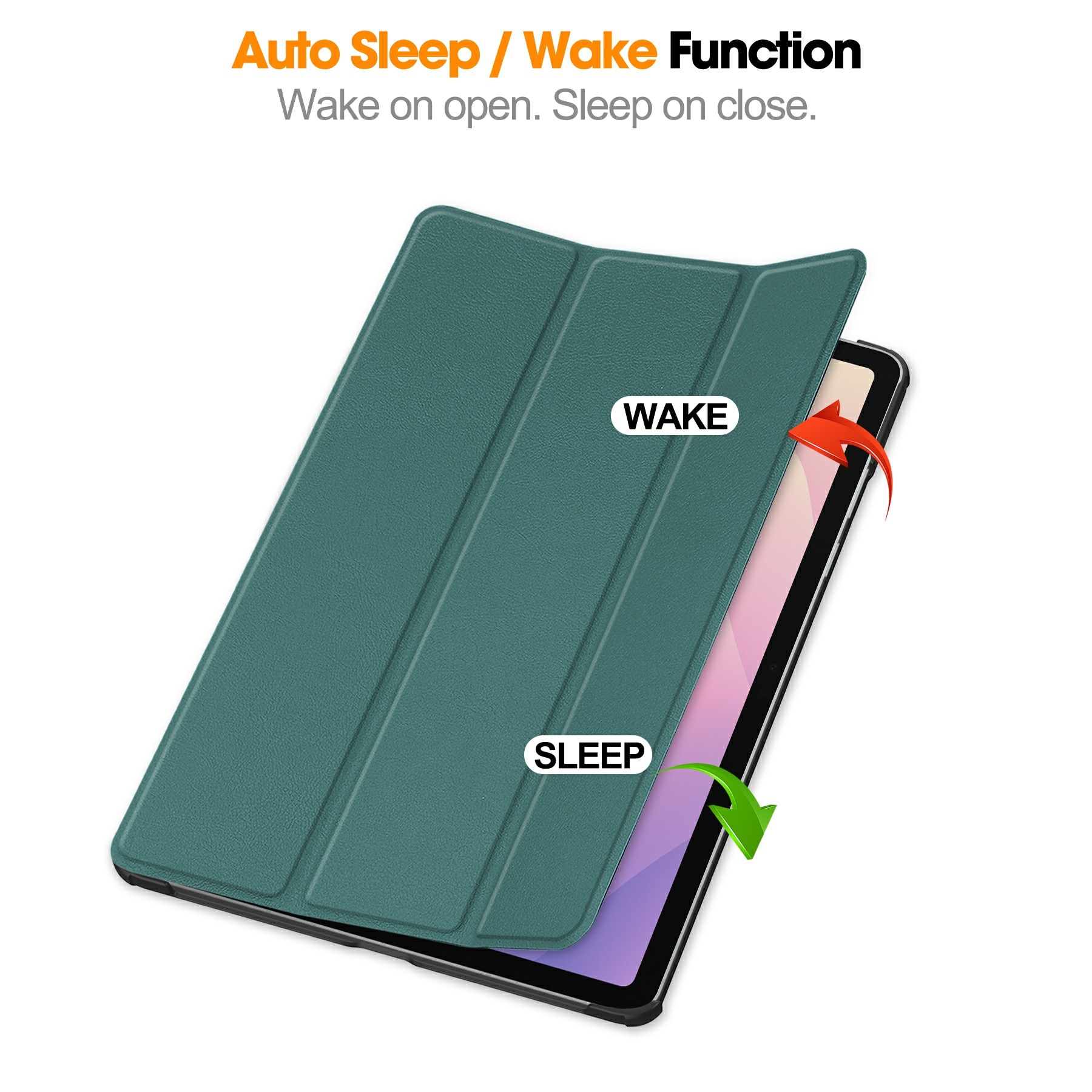Etui Tri-fold Samsung Galaxy Tab S11 Grøn