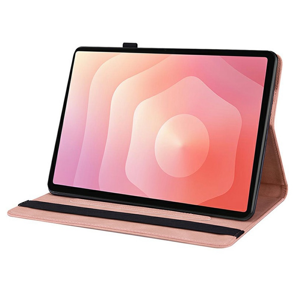 Læderetui Sommerfugle Samsung Galaxy Tab S11 Lyserød