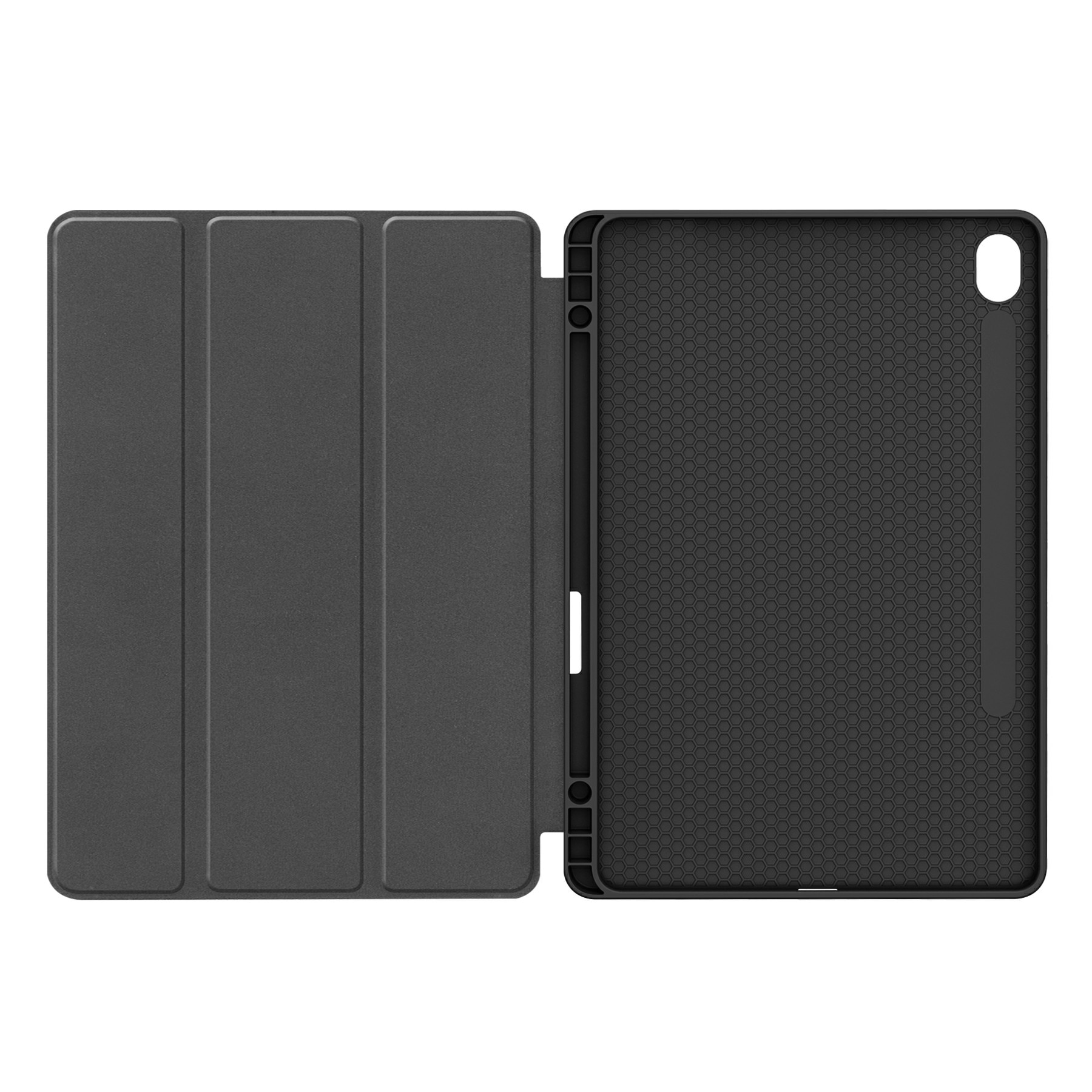 Samsung Galaxy Tab S11 Etui Tri-fold med Pencil-holder Sort