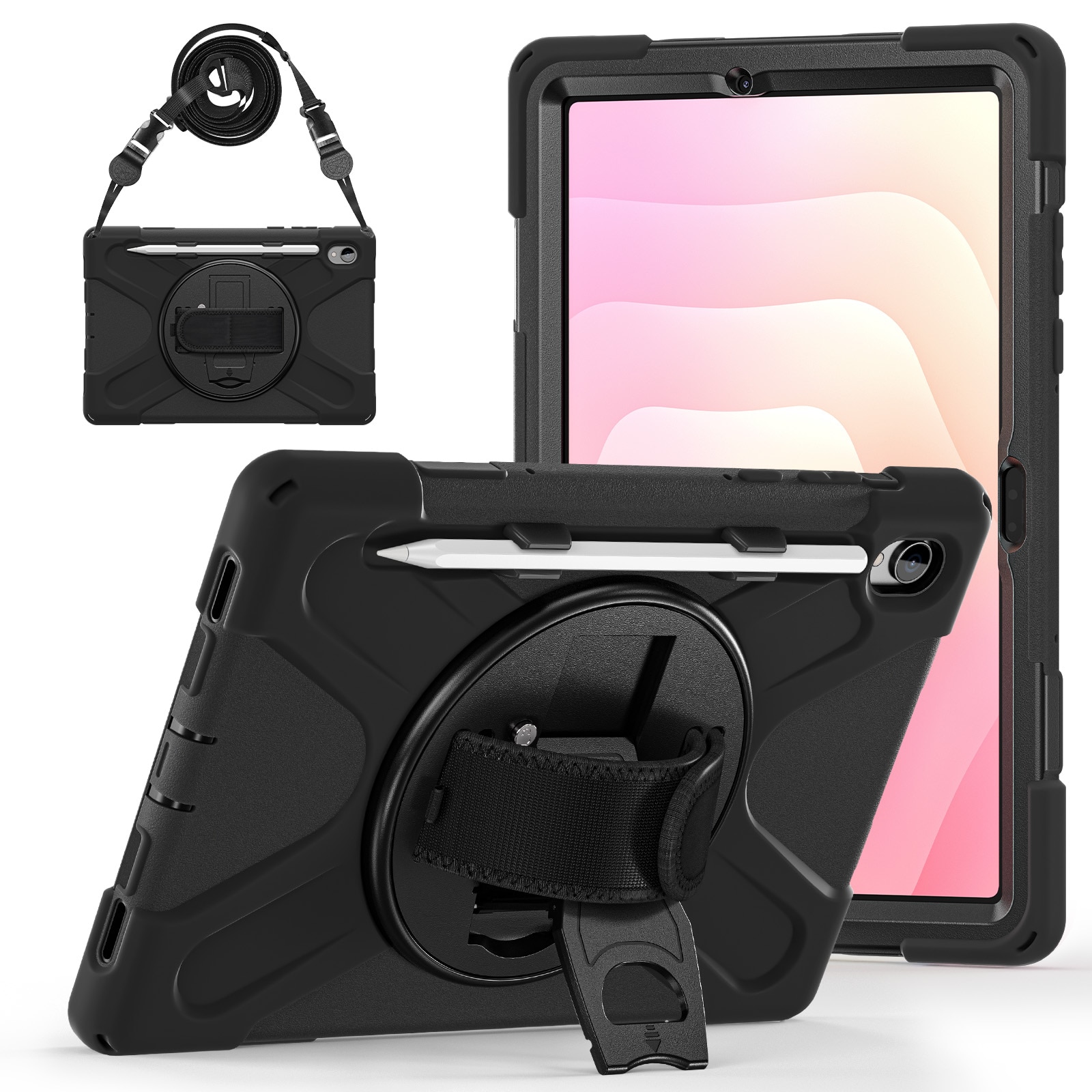 Stødsikker Hybridcover Samsung Galaxy Tab S11 sort