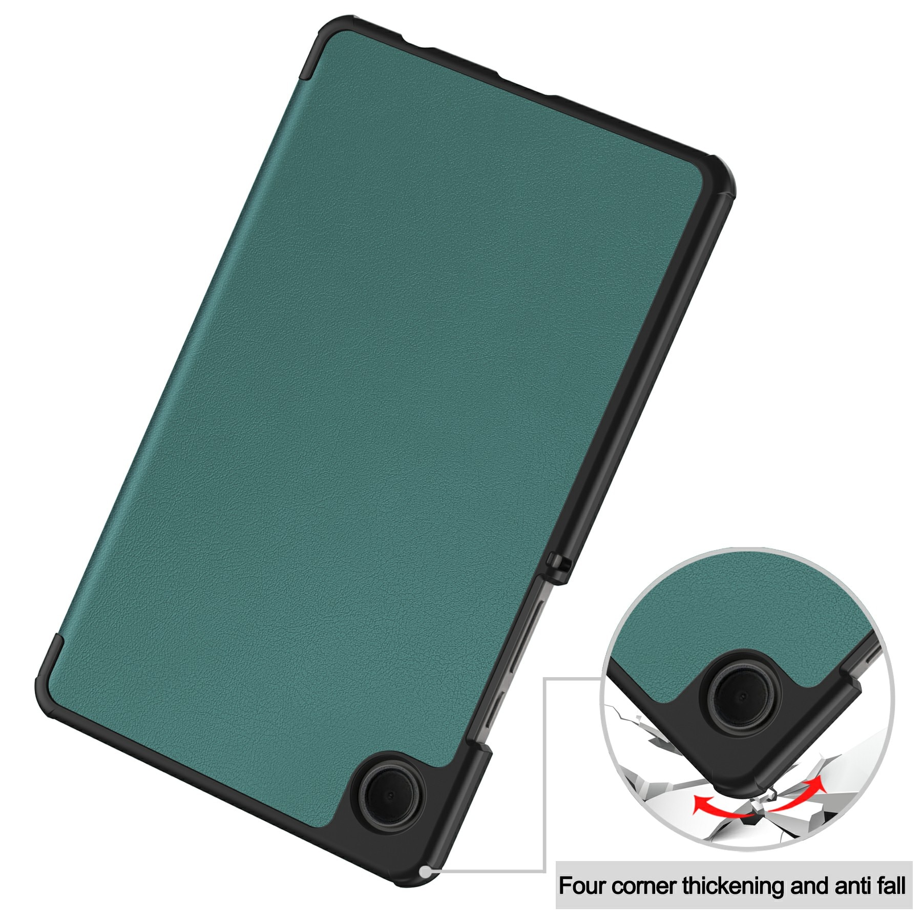 Etui Tri-fold Samsung Galaxy Tab A11 Grøn
