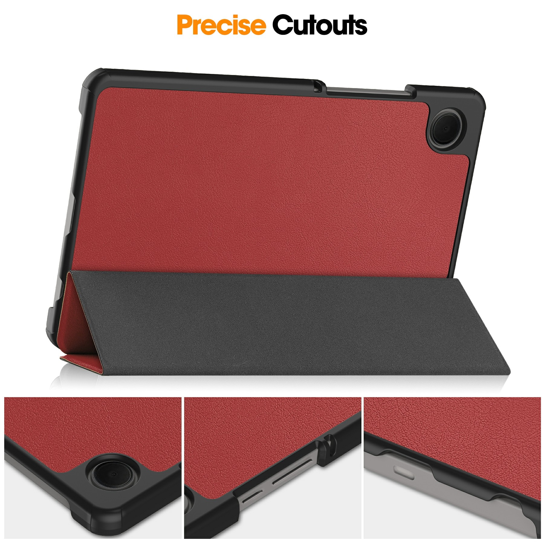Etui Tri-fold Samsung Galaxy Tab A11 Rød