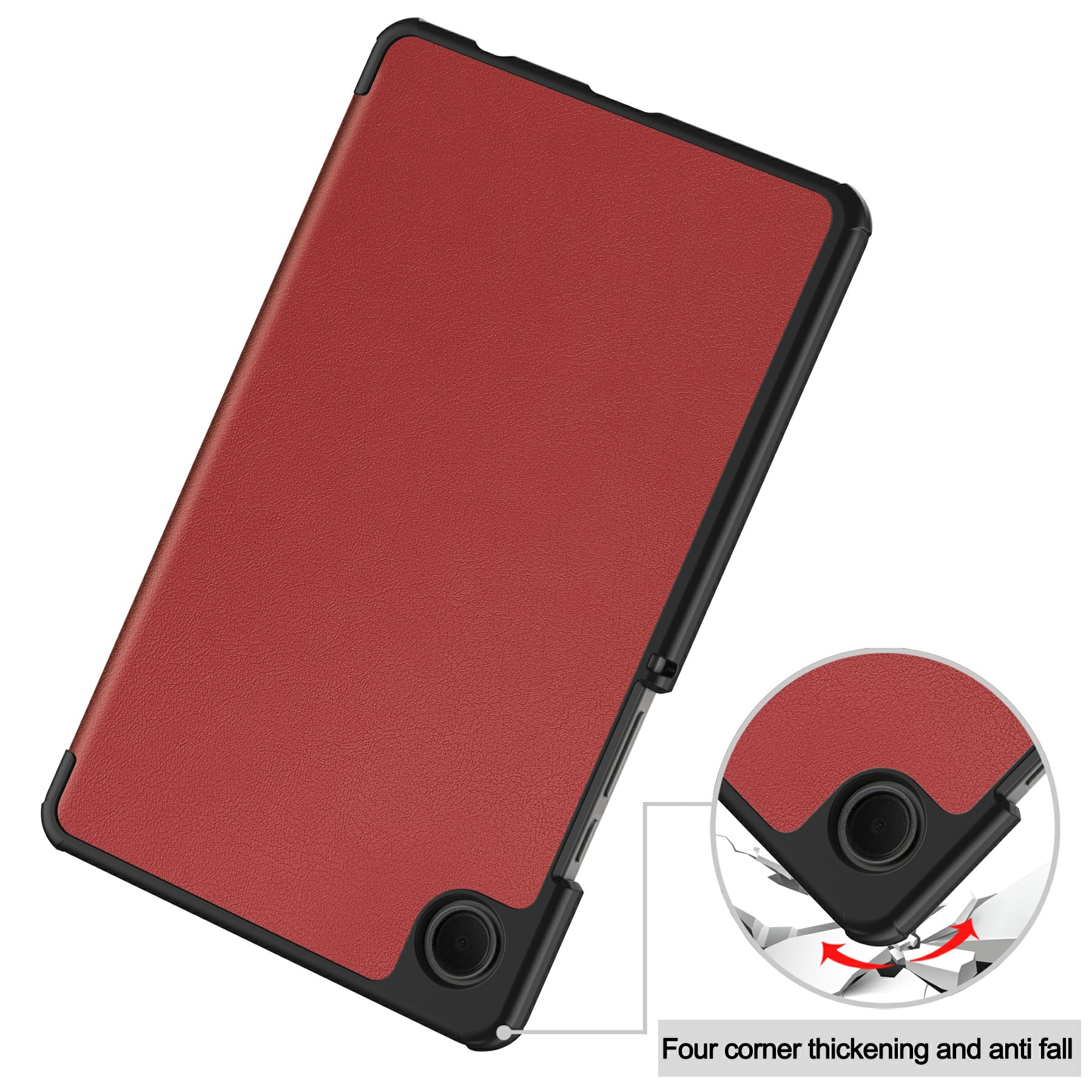 Etui Tri-fold Samsung Galaxy Tab A11 Rød