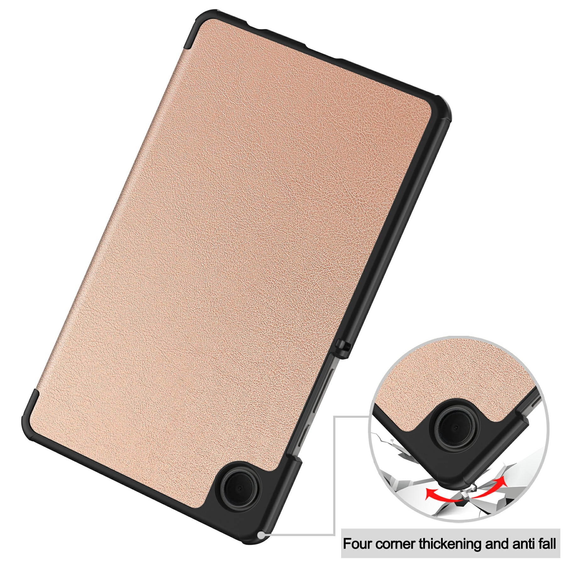 Etui Tri-fold Samsung Galaxy Tab A11 Rose guld