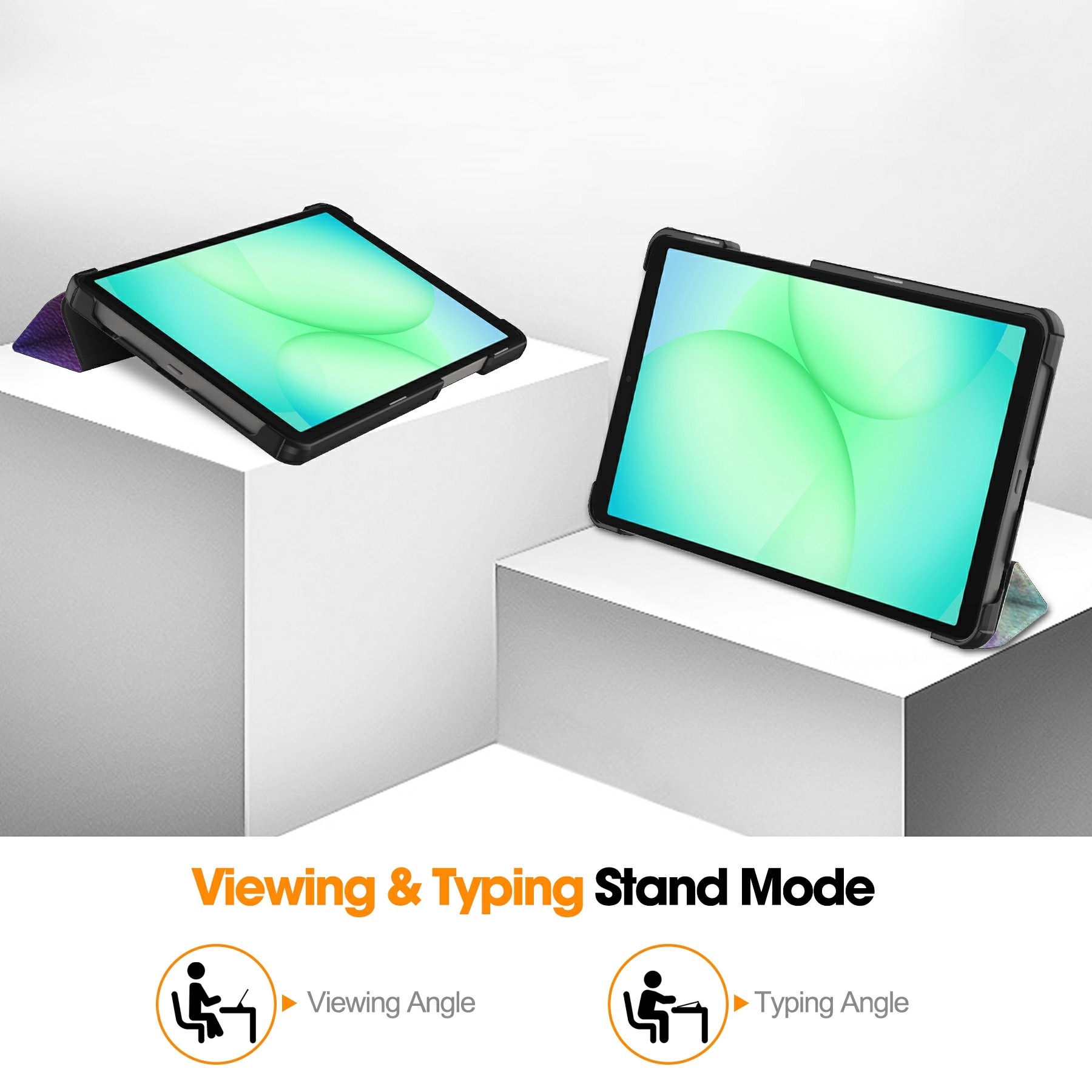 Etui Tri-fold Samsung Galaxy Tab A11 Rum