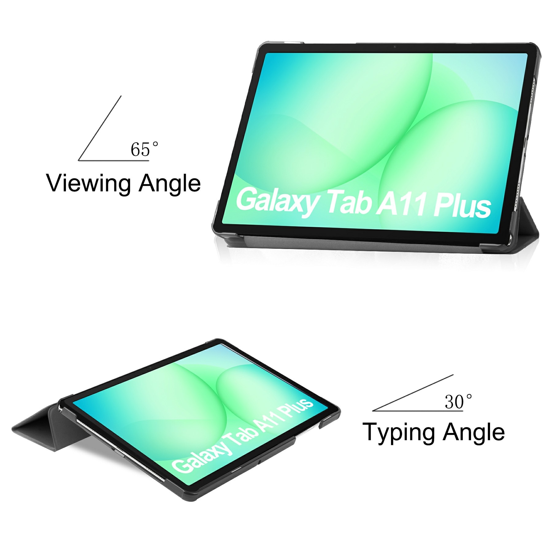 Etui Tri-fold Samsung Galaxy Tab A11 Plus Sort