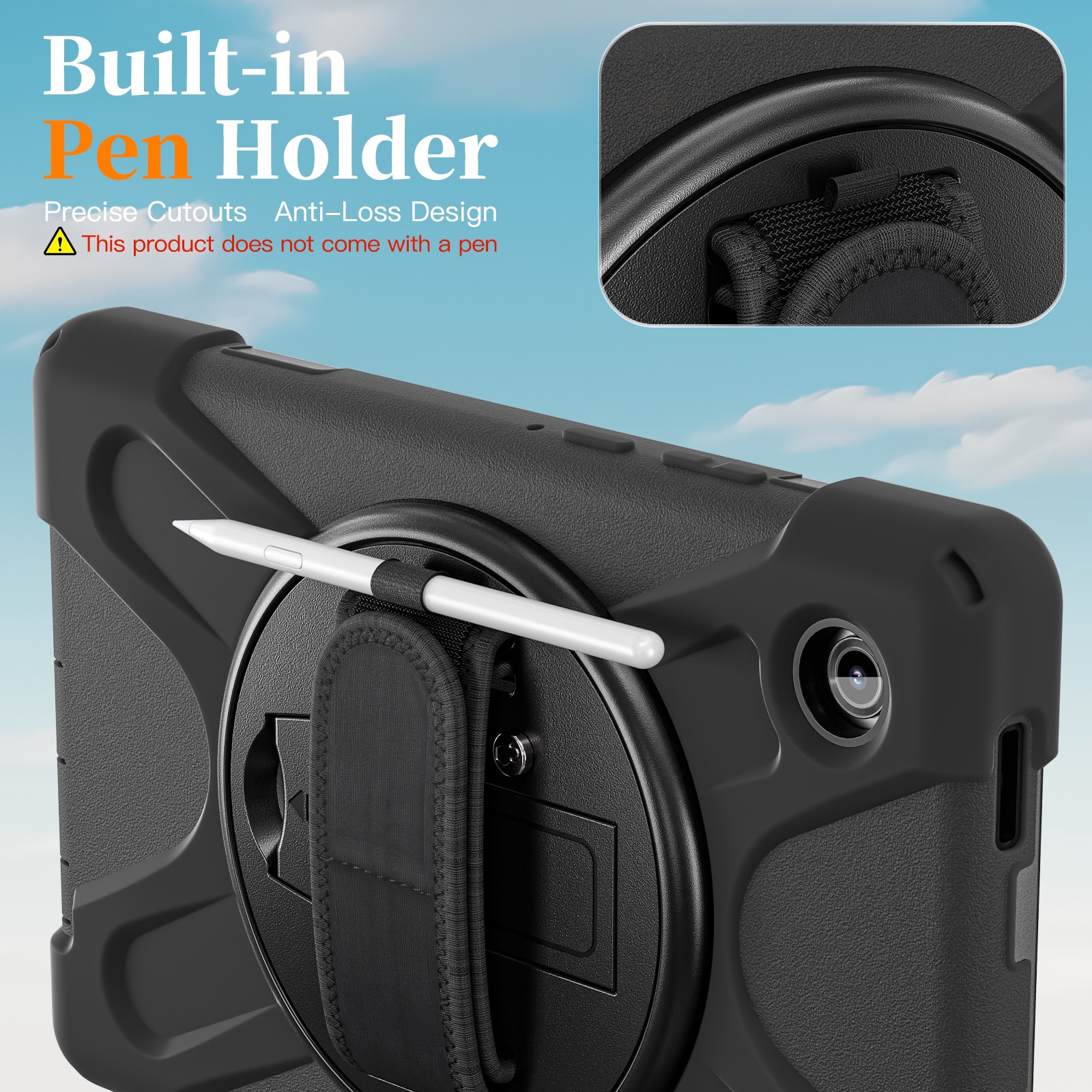 Stødsikker Hybridcover Samsung Galaxy Tab A11 Plus sort
