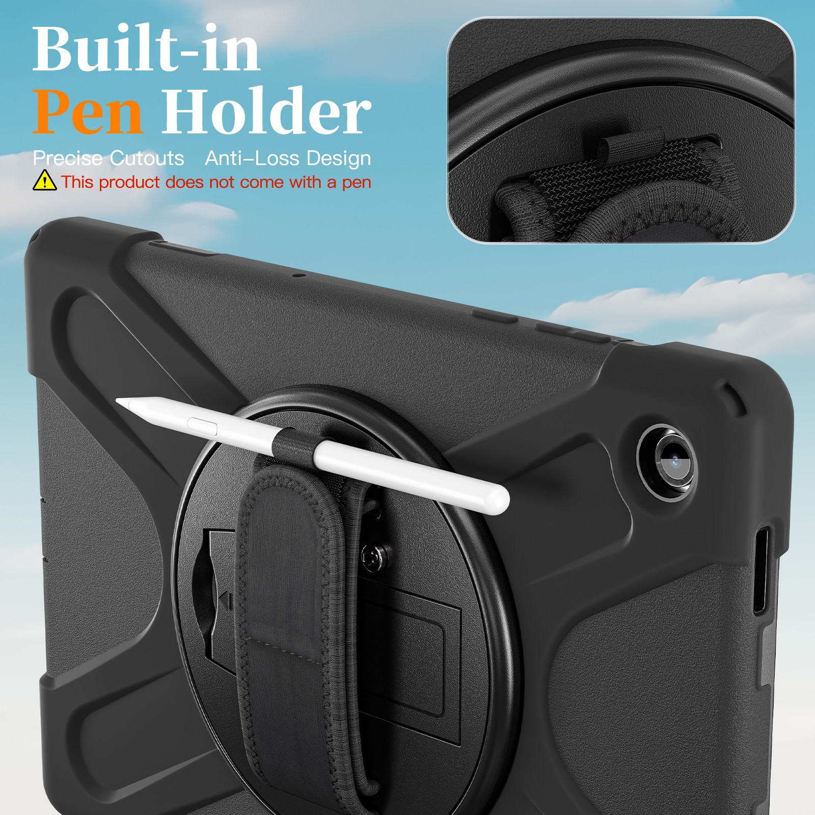 Stødsikker Hybridcover Samsung Galaxy Tab A11 Plus sort