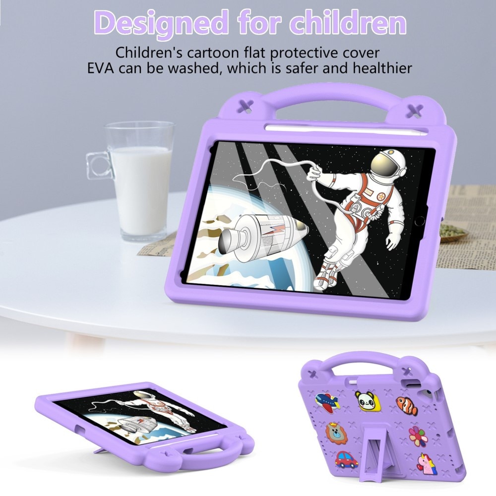 Stødsikker EVA Cover Kickstand iPad 10.2 7th Gen (2019) lila