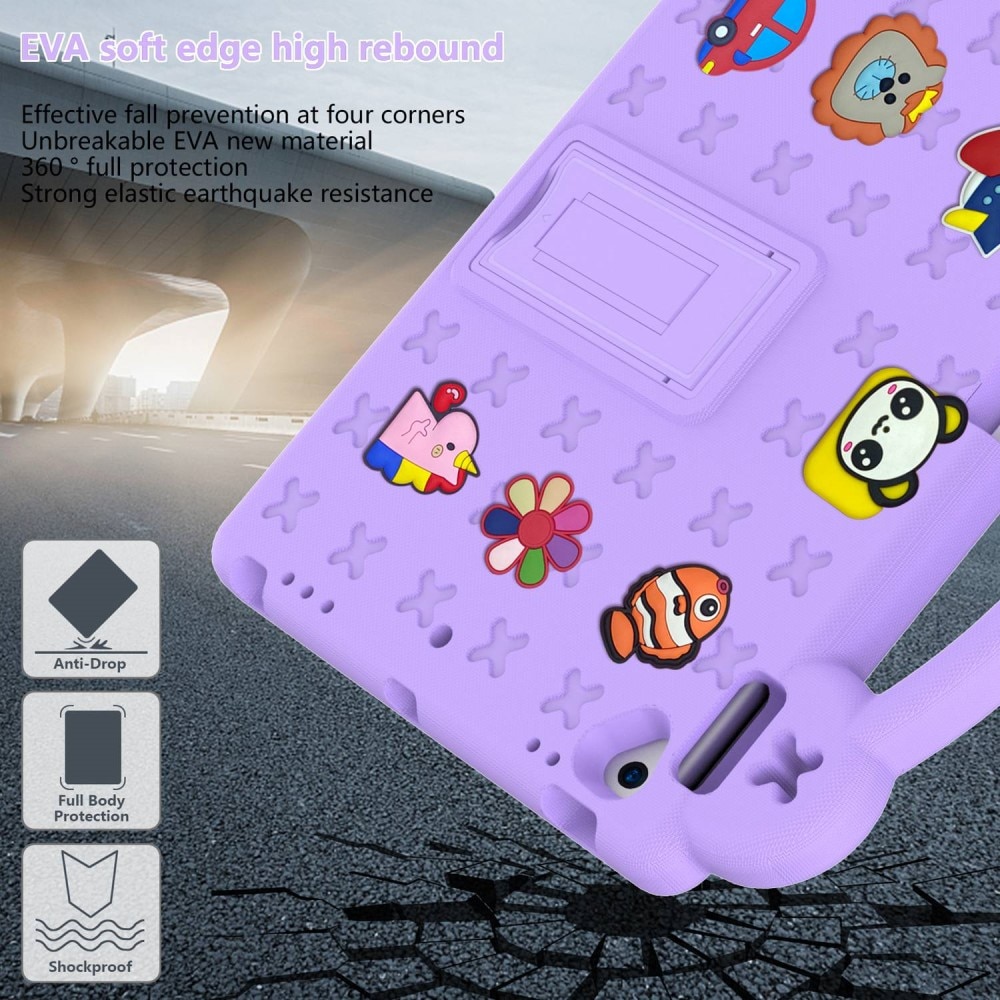 Stødsikker EVA Cover Kickstand iPad 10.2 8th Gen (2020) lila