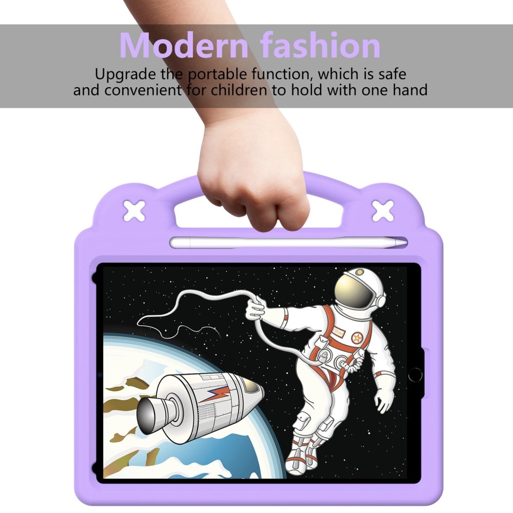 Stødsikker EVA Cover Kickstand iPad 10.2 8th Gen (2020) lila